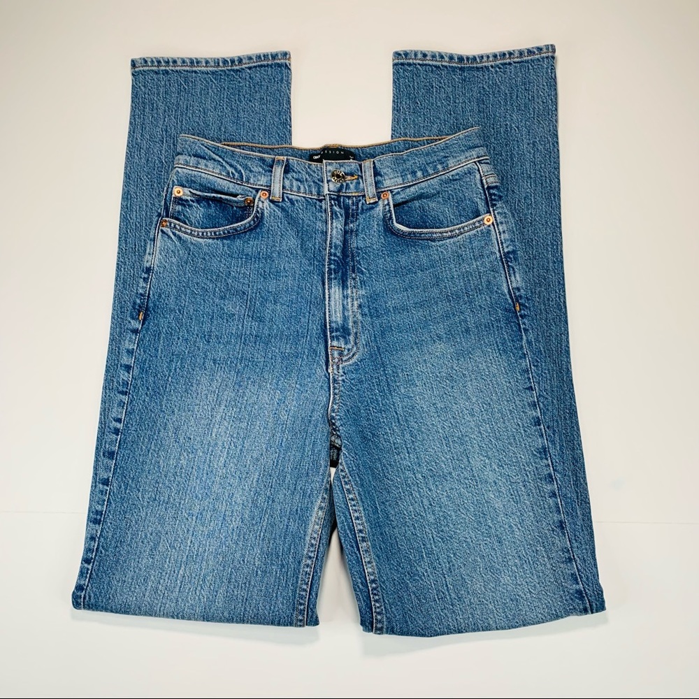 ASOS jeans super high rise MOM jeans medium wash women size 28